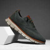 Orthopedic Men’s Lace-Up Shoes – Soft, Breathable & Ultra-Lightweight
