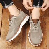 Orthopedic Men’s Lace-Up Shoes – Soft, Breathable & Ultra-Lightweight