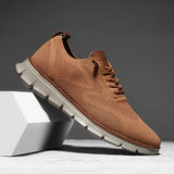 Orthopedic Men’s Lace-Up Shoes – Soft, Breathable & Ultra-Lightweight
