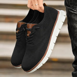 Orthopedic Men’s Lace-Up Shoes – Soft, Breathable & Ultra-Lightweight
